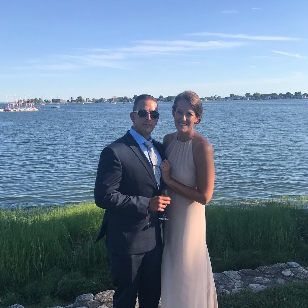 Nouvelle Amsale Cream Color Bridesmaid Dress